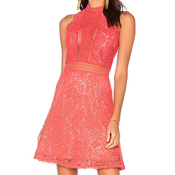 ⭐️⭐️POSHER PICK- Rebecca Taylor Arella Lace Dress in Ladybug⭐️⭐️ - Picture 1 of 6